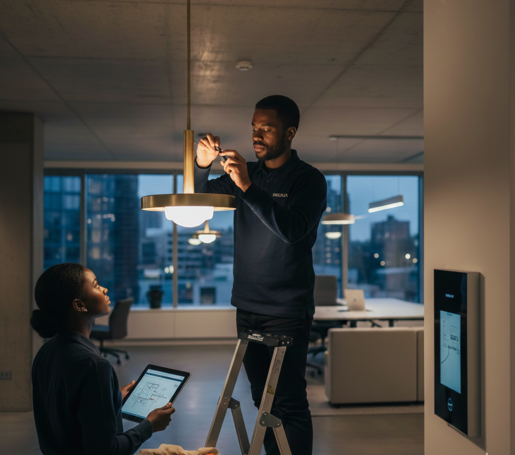 A shot of a Kneuma team member